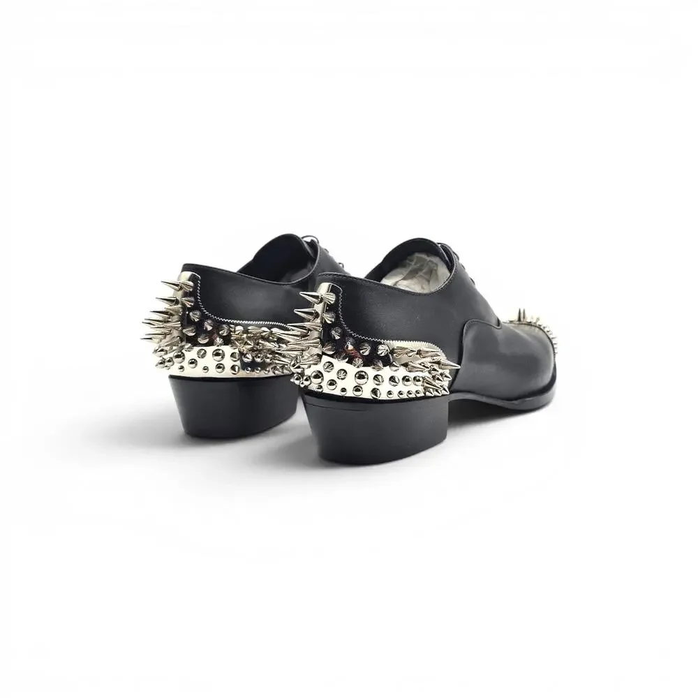 Christian Louboutin Cheliviss Meteor Leather Oxford Shoes EU 42.5 US 9.5 $2695